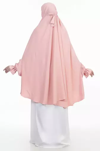 Ana peach with sleeves makhna