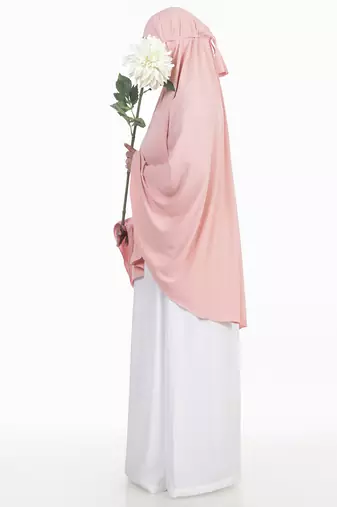 Ana peach without sleeves makhna