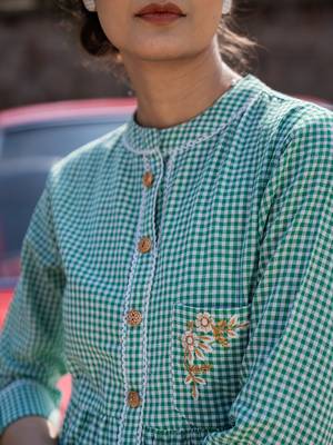  green checked dress 4