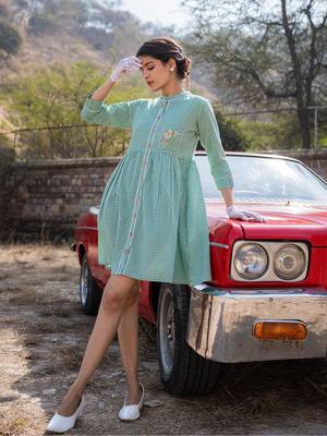  green checked dress 5