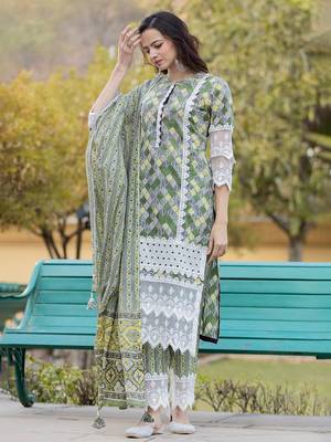  pink printed kurta dupatta set 2