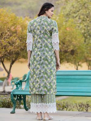  pink printed kurta dupatta set 3