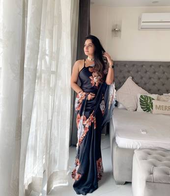 Satin Weight Less Saree 3