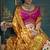 Off white color woven and embroidered dola silk lehenga choli