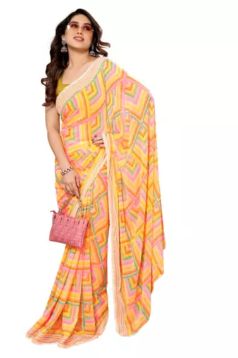 mannequine store redy to wear printed saree