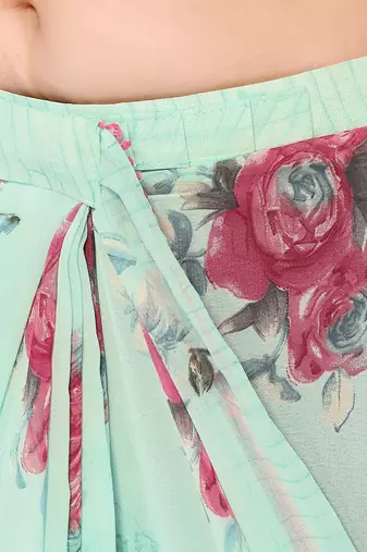 mannequine store redy to wear printed saree