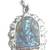 Beautiful Cz Studded Carved  Ganesha Pendant 