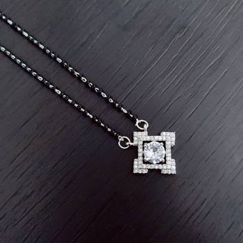 silver moonbeam mangalsutra 1