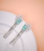 Opal touch turquoise twilight earrings