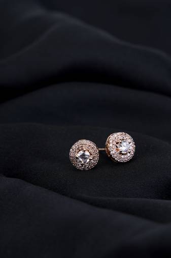 Opal touch rosy delight opal studs