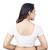 Velvet White Short Sleeves tStretchable Readymade Saree Blouse