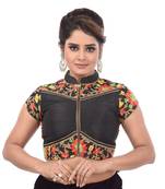 Collar Neck Embriodery Readymade Saree Blouse