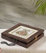 Antique Finish Marble Jewellery Box