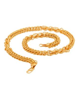 Brass gold plated chain with s-hook closure 3