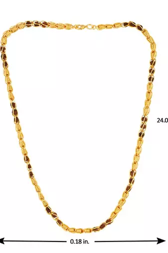 Classic chain with rudrakshas