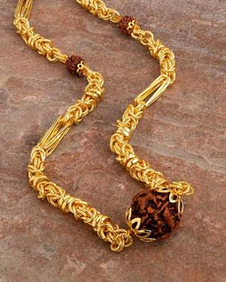 Classic chain with rudraksha 1