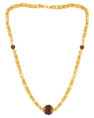 Classic chain with rudraksha 3