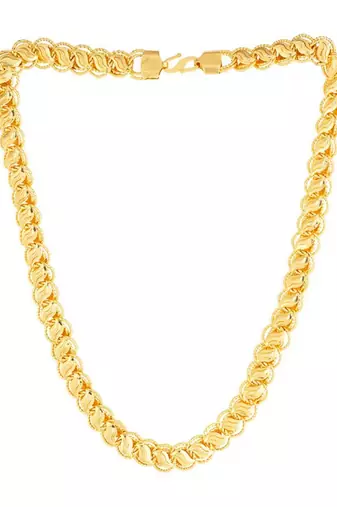 Textured chain with s-hook closure