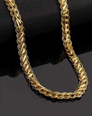 Classic gold plated chain with s-hook closure 1