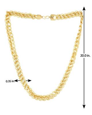Classic gold plated chain with s-hook closure 2