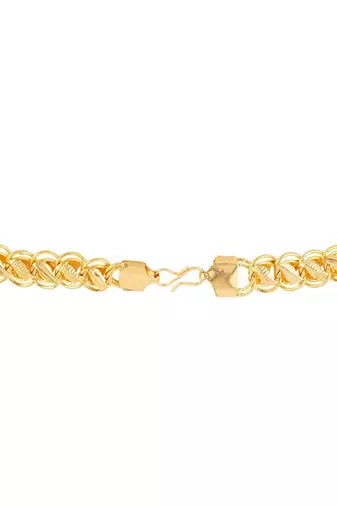 Classic gold plated chain with s-hook closure