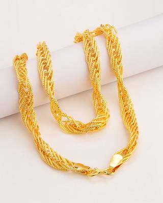 Classic gold plated chain with s-hook closure 1
