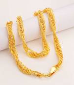 Classic gold plated chain with s-hook closure