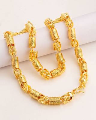 Classic gold plated chain with s-hook closure 1