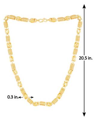 Classic gold plated chain with s-hook closure 2