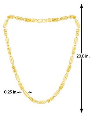 Textured chain with s-hook closure 2