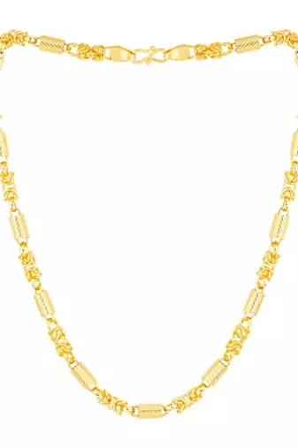 Textured chain with s-hook closure