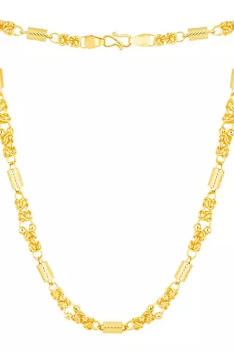 Classic gold plated chain with s-hook closure