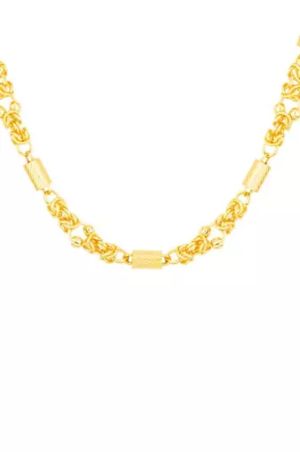 Classic gold plated chain with s-hook closure