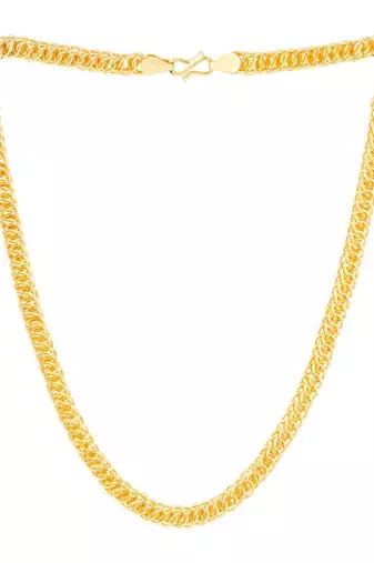 Classic gold plated chain with s-hook closure