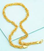 Brass gold plated classic link chain