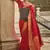 Red Khadi Silk Handloom Weaving Saree With Blouse For Women