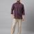 Riag men's solid ethnic short kurta.