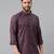 Riag men's solid ethnic short kurta.