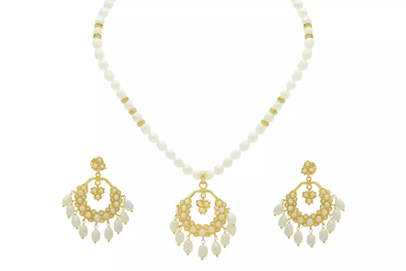 NATURAL FRESH WATER PEARLS NECKLACE SET