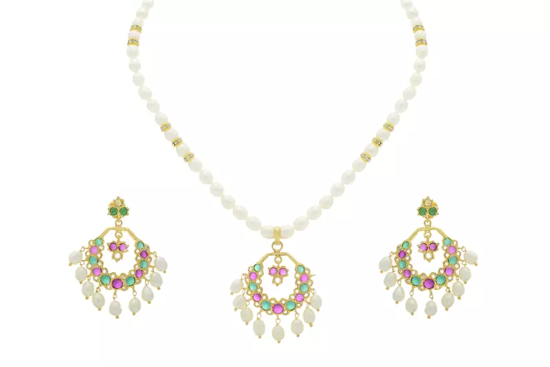 NATURAL FRESH WATER PEARLS NECKLACE SET