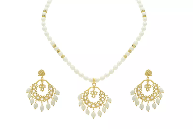 NATURAL FRESH WATER PEARLS NECKLACE SET