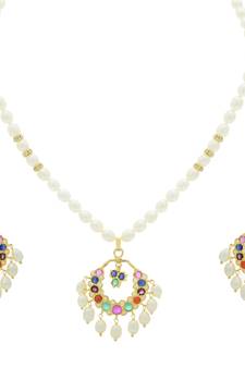 NATURAL FRESH WATER PEARLS NECKLACE SET