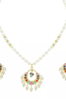NATURAL FRESH WATER PEARLS NECKLACE SET