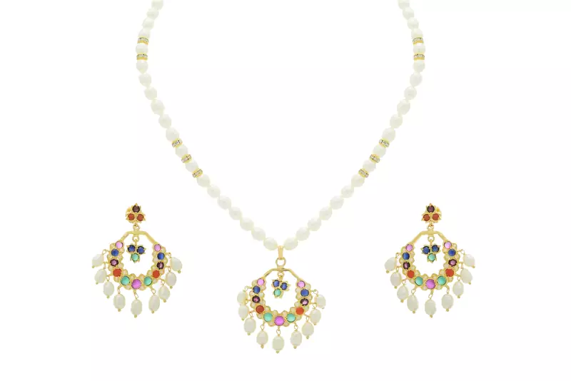 NATURAL FRESH WATER PEARLS NECKLACE SET