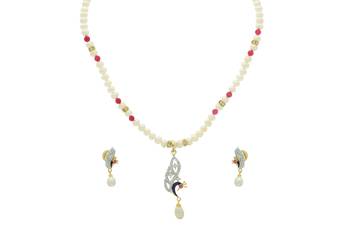 Natural Fresh Water Pearls Necklace Set 1