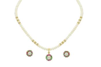 Natural Fresh Water Pearls Necklace Set 1