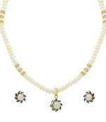 Natural Fresh Water Pearls Necklace Set