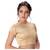 Gold High Neck Short Sleeves Padded Back Open Full Zipper Readymade Saree Blouse
