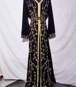 Black Zari & Hand work Georgette Morocco style Kaftan wedding wear