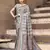 Elora pure tussar silk kantha pattern saree for women (light grey)